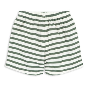 Konges Sløjd - Asnou Striped Recycled Fiber Swimsuit Shorts | Green
