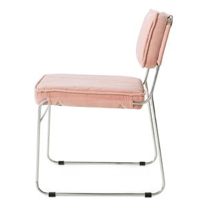 HKliving - Endless velvet chairs - Set of 2 | Pink