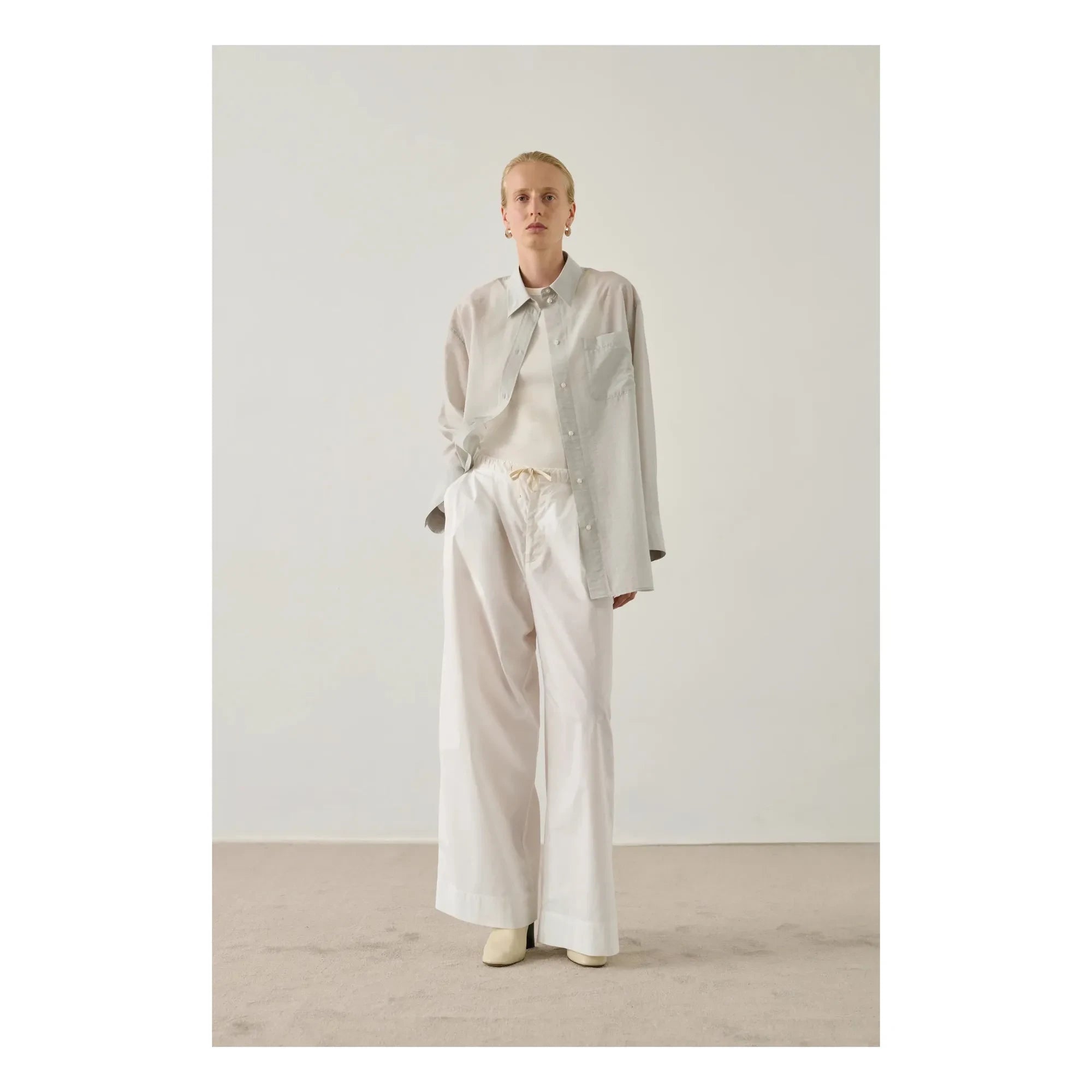 Soeur - Francesca Cotton Shirt | Light Grey