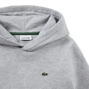 Lacoste - Logo Kapüşonlu Sweatshirt | Gri
