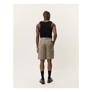 Les Deux - Pleated Reece Shorts | Green