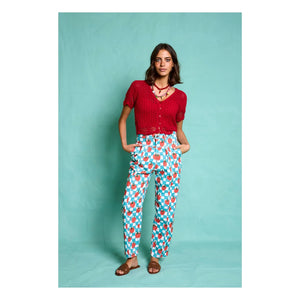 Favorite People - La Cantina Tomato Pants - Women's collection | Turquoise