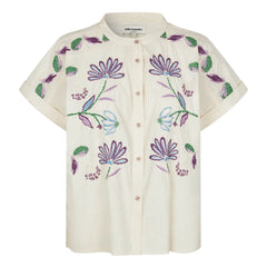 Lollys Laundry - Mya Cotton Blouse | Cream