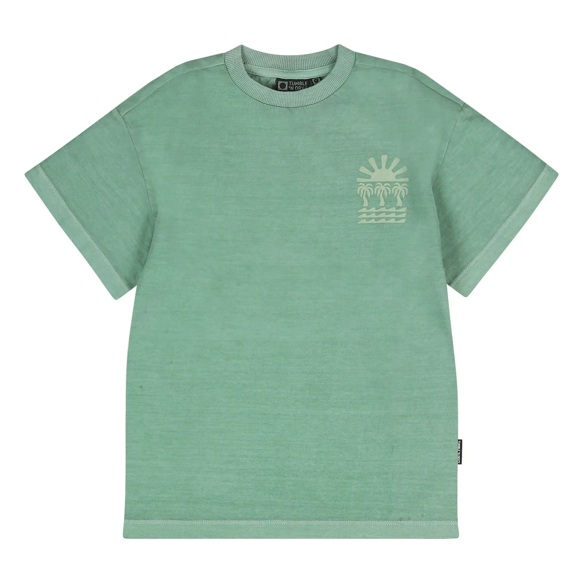 Tumble N'Dry - Comfrey organic cotton T-shirt | Green