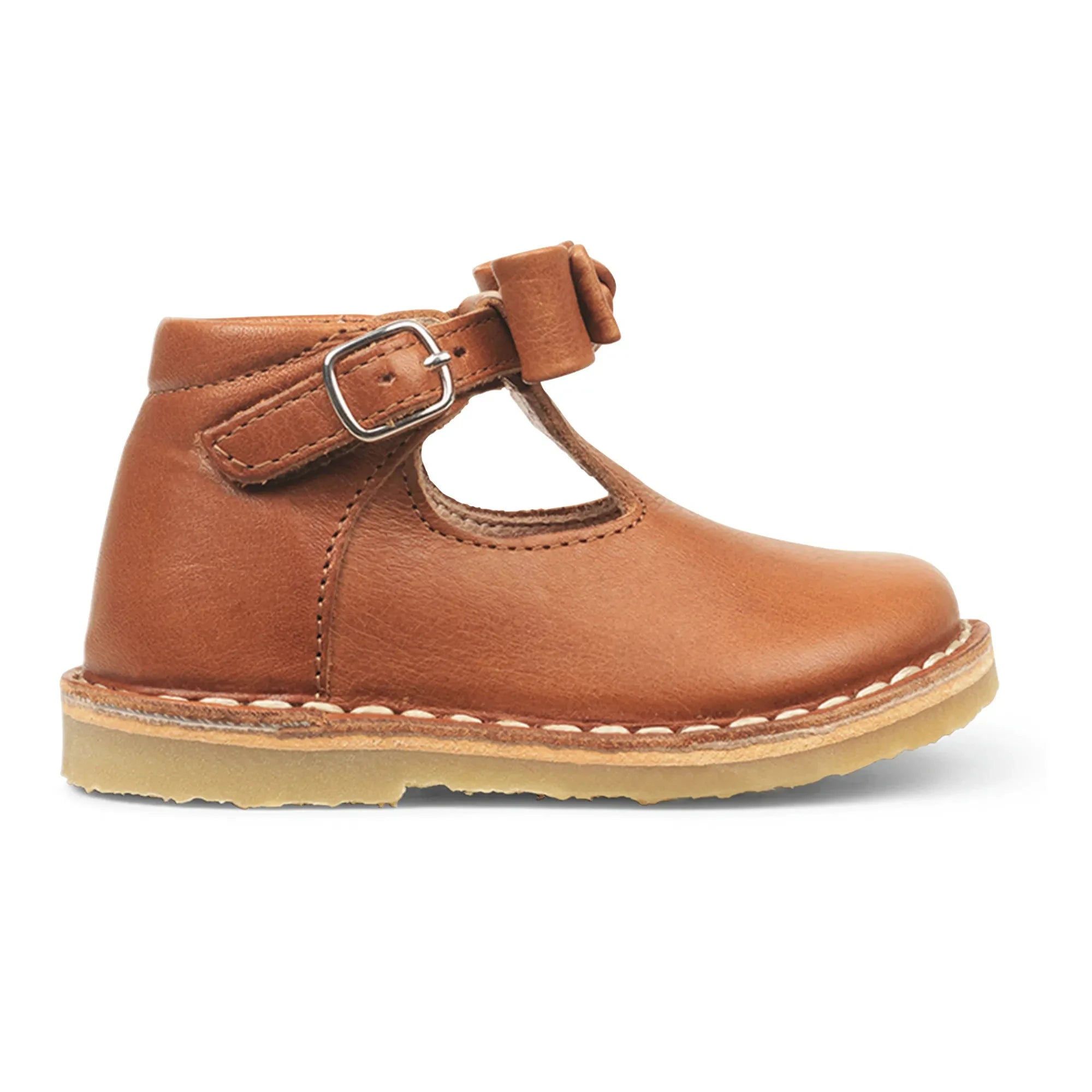 Petit Nord - Baby T-Bar Bow | Cognac
