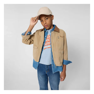 Zadig & Voltaire - Contrast Collar Work Jacket | Beige