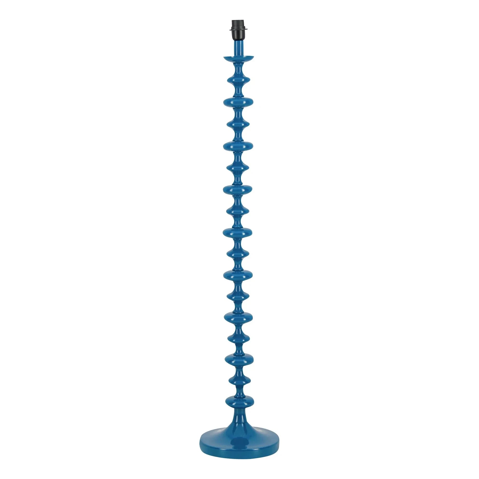 House of Capricorn - Freixo Wooden Floor Lamp Base | Blue