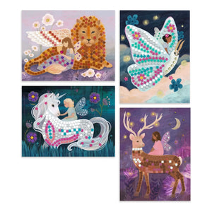Djeco - Magical World Mosaic Activity Set