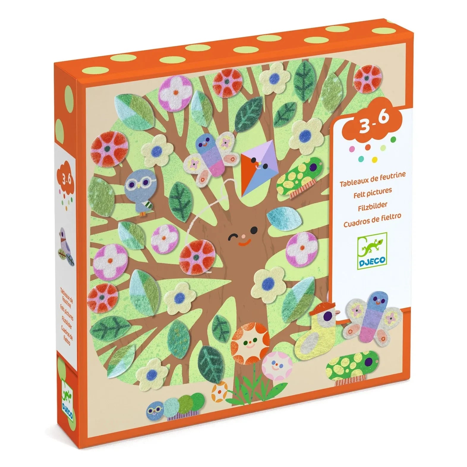 Djeco - Cycle of Seasons Felt Collage