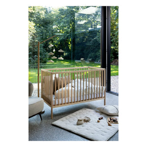 Quax - Lina Baby Bed 60x120 cm | Light Wood