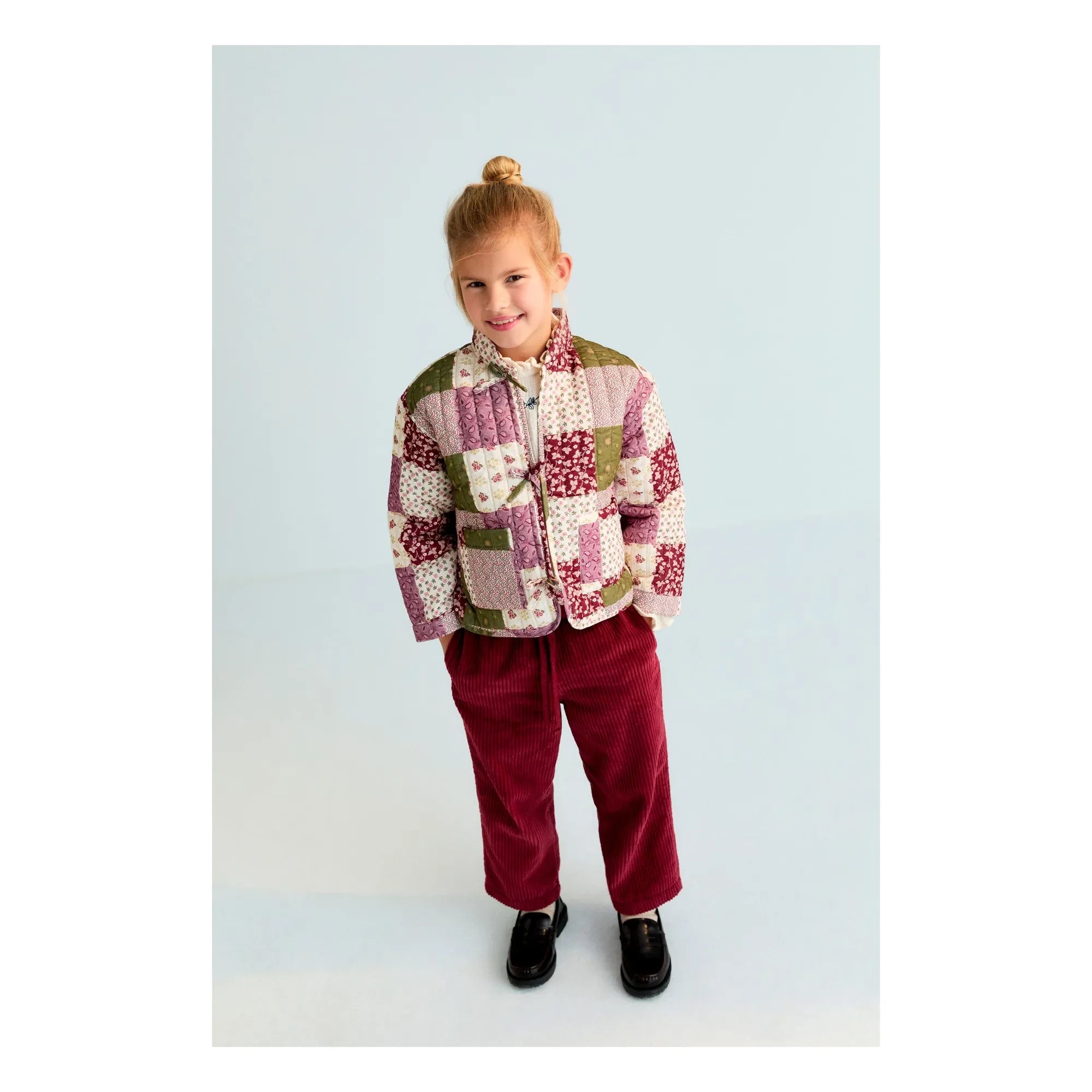 the new society - Melba Patchwork Jacket | Pink