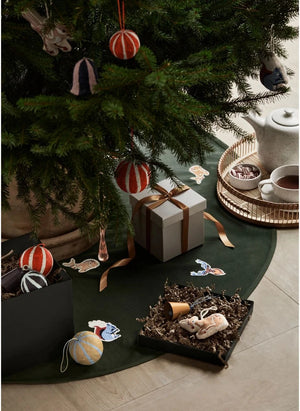Broste Copenhagen - Cotton Christmas Ornament | Burgundy