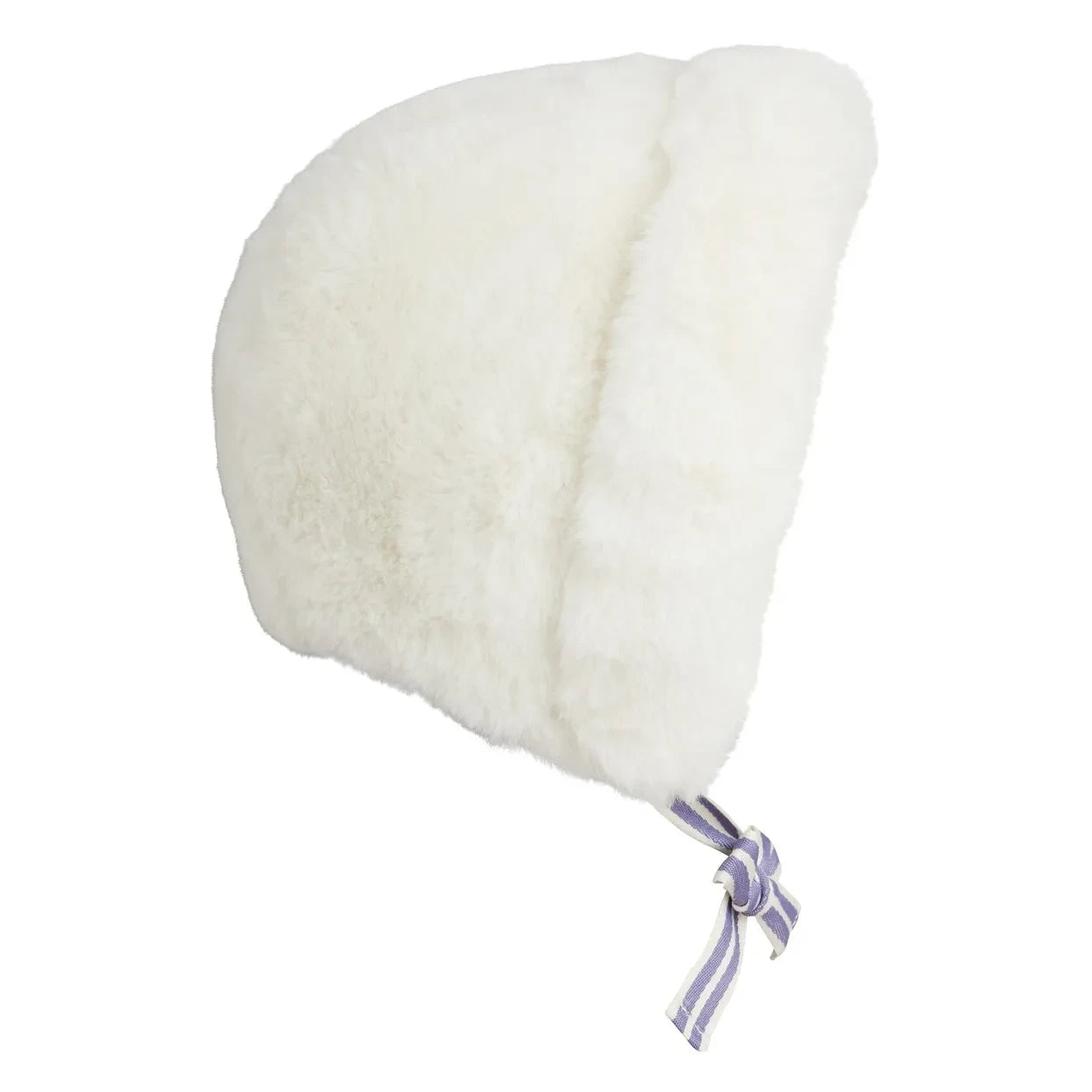 Mini Rodini - Faux Fur Beanie | Ecru