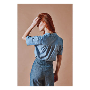 Emile et Ida - Linen and cotton pants | Navy blue