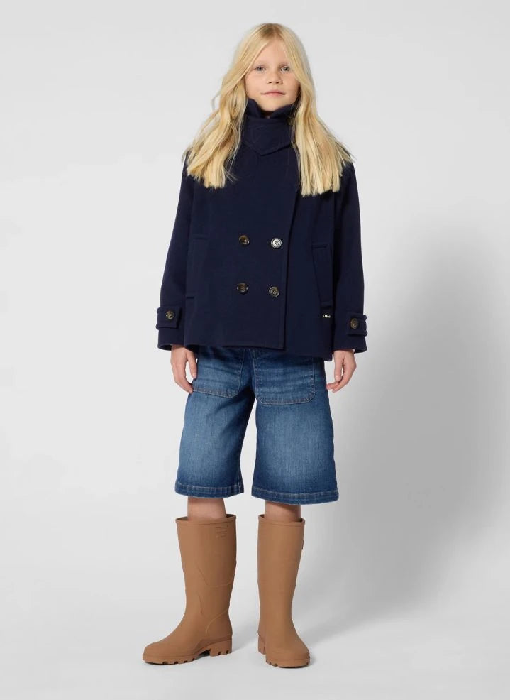 Chloé - Wool Coat | Dark Blue