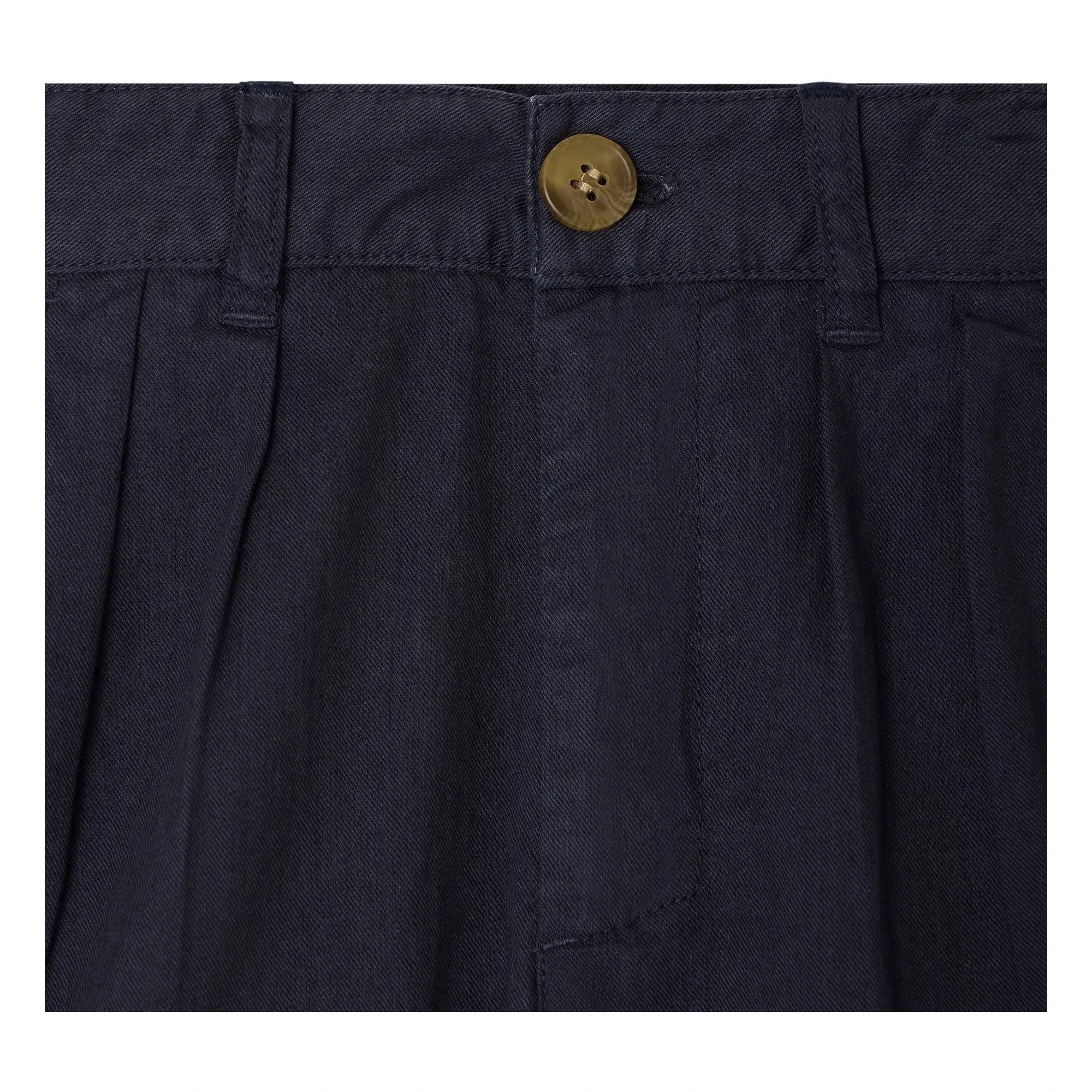 Bonpoint - Charles Organic Cotton Shorts | Navy Blue