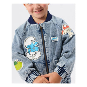 Goldie + Ace - Denim Ceket - Goldie + Ace x Schtroumpfs | Mavi