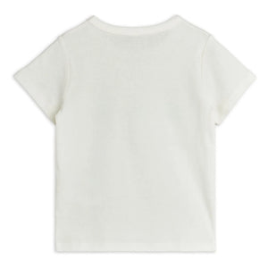 Mini Rodini - Animal T-Shirt Made of Organic Cotton | White