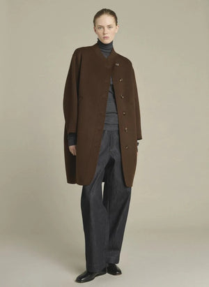 Soeur - Beaulieu Wool Coat | Chocolate