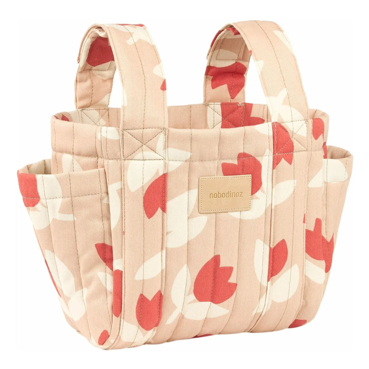 Nobodinoz - Hyde Park Tulip Baby Stroller Organizer Bag | Red