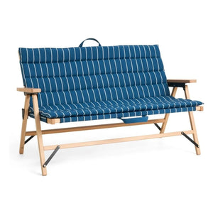 Hay - Outdoor Market Foldable Bench Cushion, Jasper Morrison | Blue