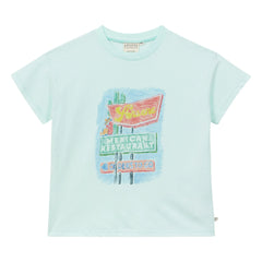 Arsène et Les Pipelettes - Mexican T-shirt Organic Cotton | Turquoise