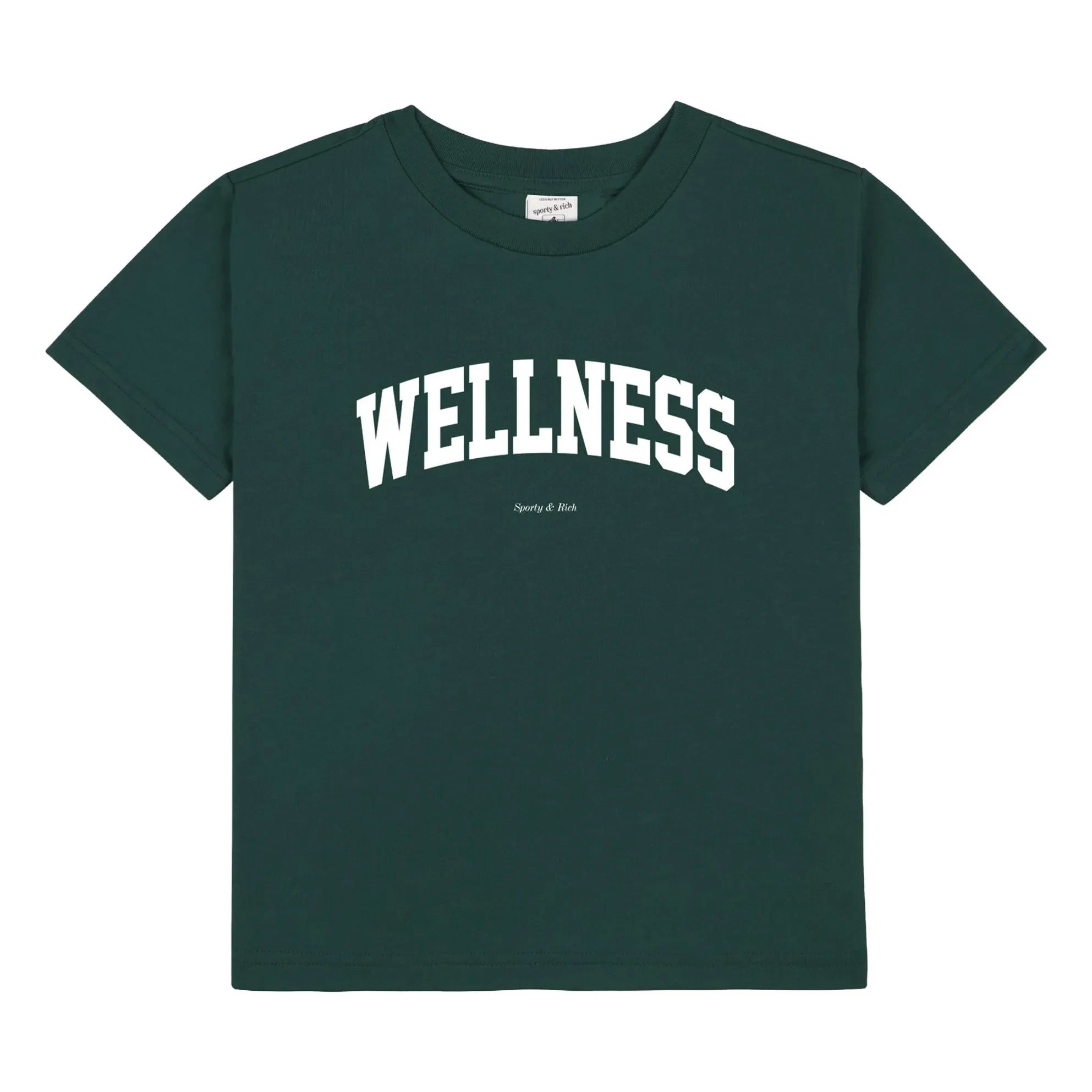 Sporty & Rich - Wellness Ivy T-Shirt Recycled Cotton | Dark Green