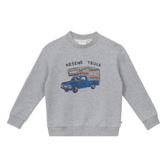 Arsène et Les Pipelettes - Gil Organic Cotton Sweatshirt | Gray