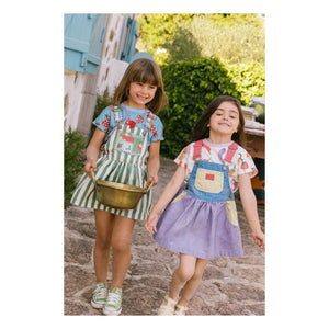 Favorite People - Striped Fragola Salopet Dress | Green