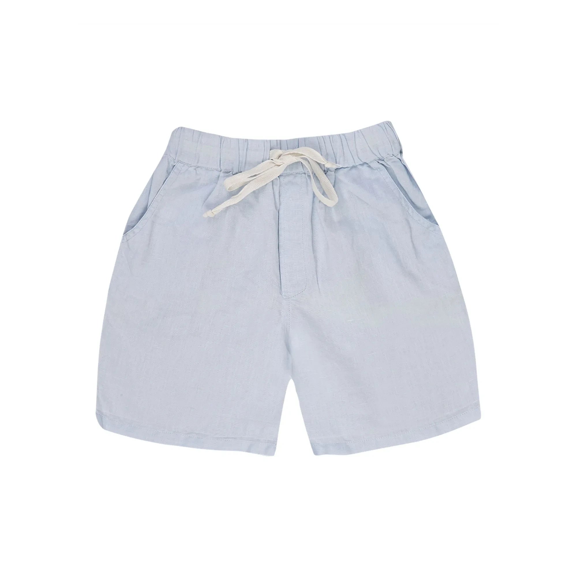 Lilinoa - Nicolas Linen Shorts | Light Blue