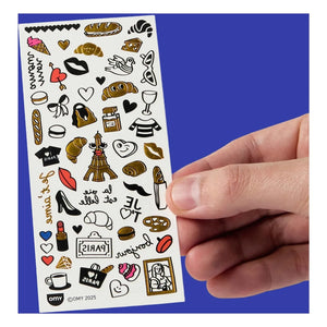 Omy - Ephemeral tattoos I Love Paris