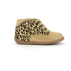Pom d'Api - Stand Up Derby velvet boots | Beige