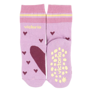 Victoria - Pink Heart Socks