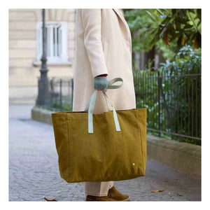 La cerise sur le gâteau - Iona Organic Cotton Shopping Bag | Gold