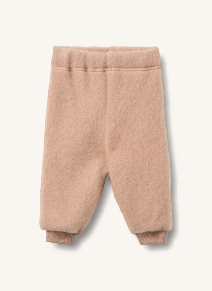Wheat - Kinnie Merino Wool Fleece Trousers | Dust Pink
