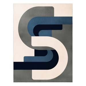 The Socialite Family - Roma Wool Rug | Blue