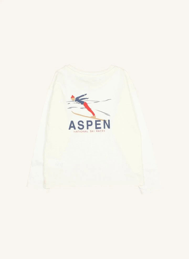 Búho - Aspen organic cotton T-shirt | Ecru