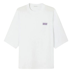 American Vintage - Gixy Cotton T-Shirt | White