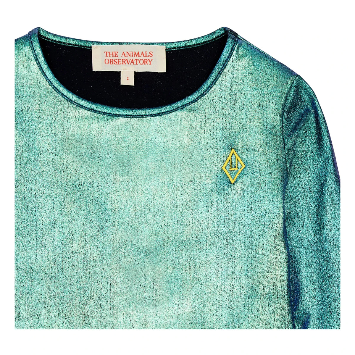 The Animals Observatory - Shiny T-Shirt | metallic blue