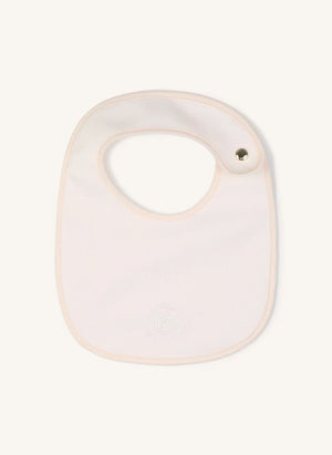Chloé - Organik Pamuk İşlemeli Pijama, Şapka ve Önlük Seti | Lychee Pembe
