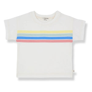 1+ in the family - Alayor Striped T-Shirt | White