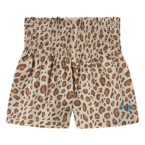 Tinycottons - Leopar şort | Kahverengi