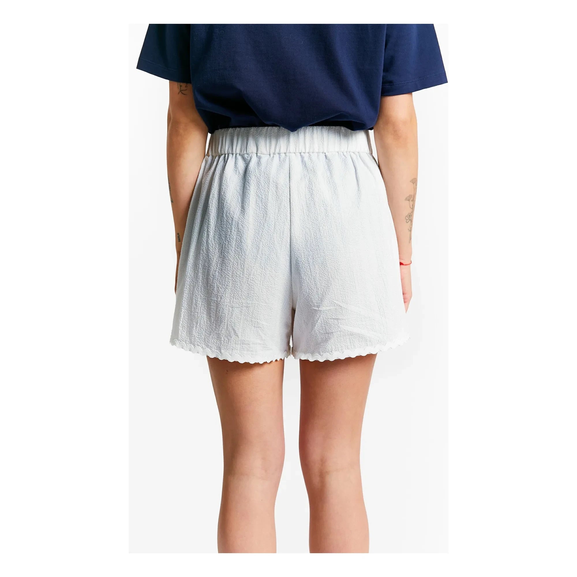 Indee - Striped Shorts | White