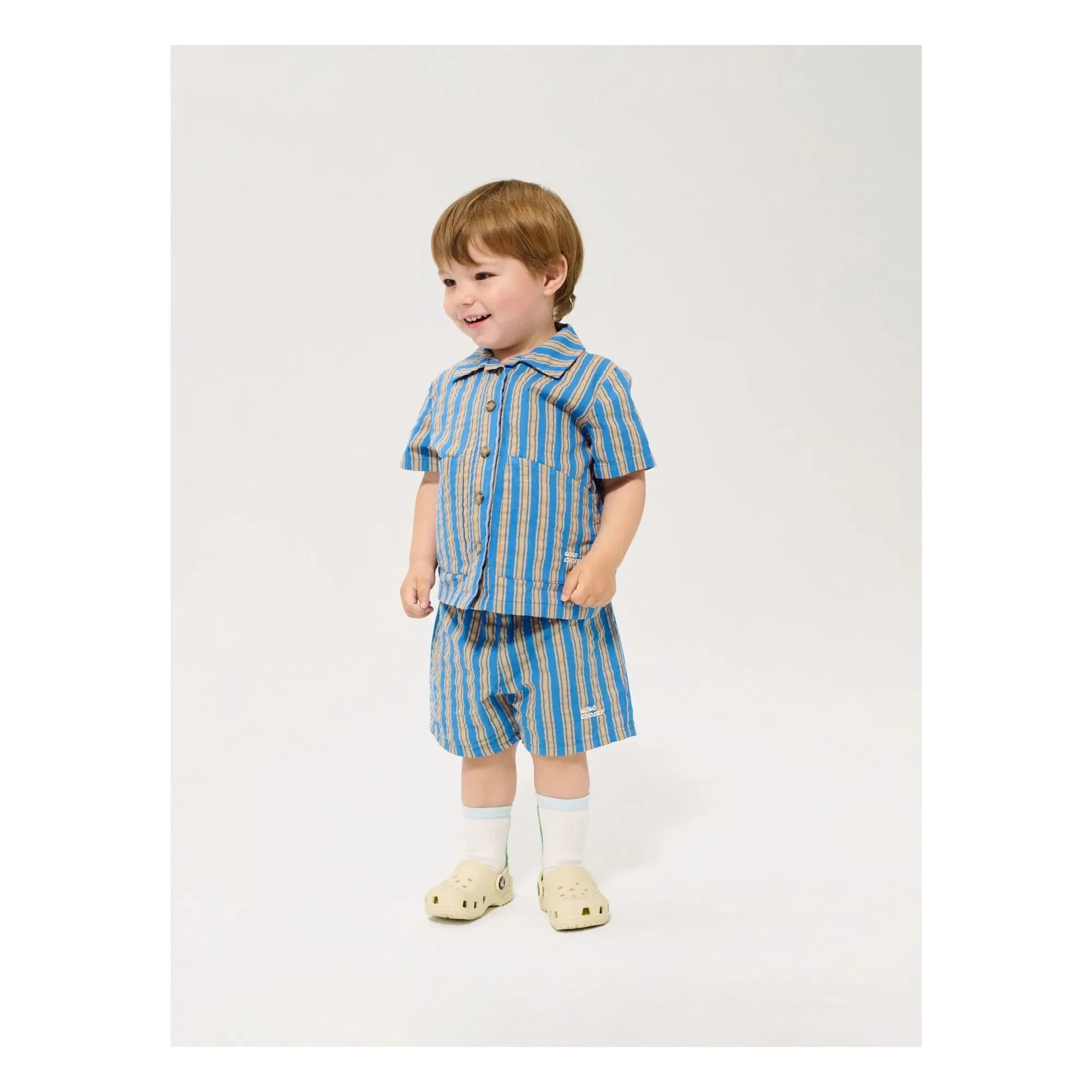 Bobo Choses - Striped Baby Shirt | Blue