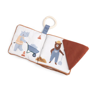 Sebra - Construction Workers Plush Activity Book
