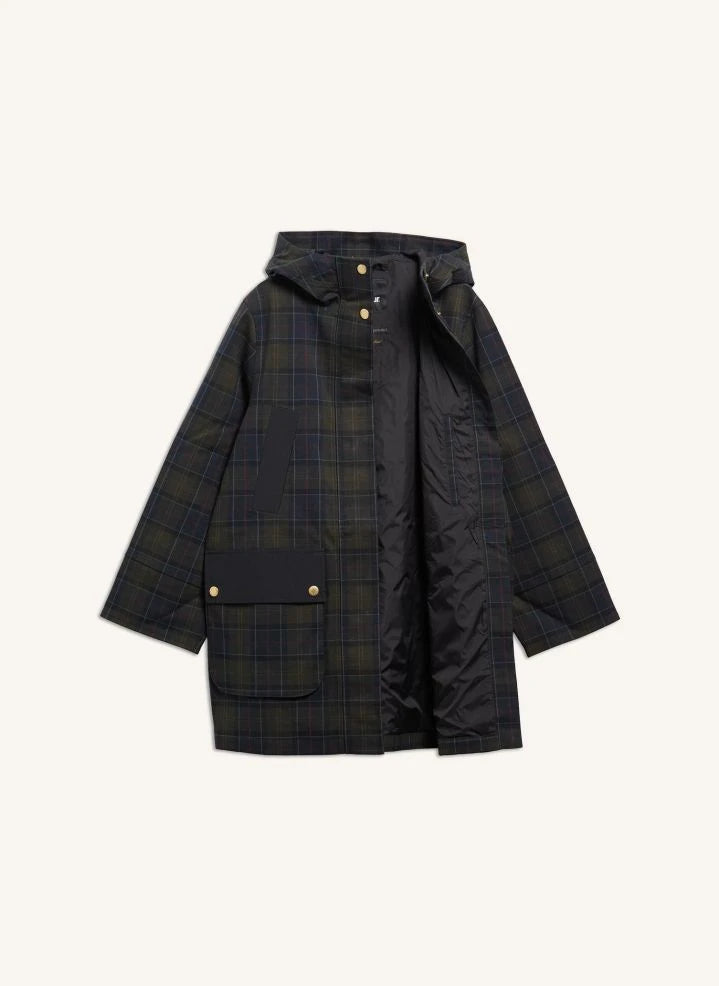 Barbour - Rotsea Tartan Waterproof Jacket | Black