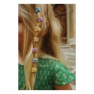 Konges Sløjd - 10-piece Mini Flower Clip Set | Pink