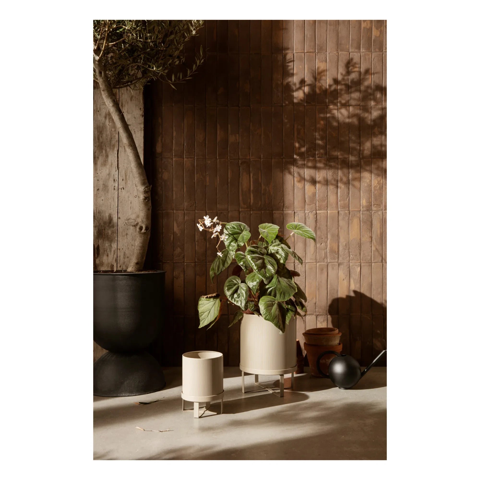 Ferm Living - Steel Planter | Beige