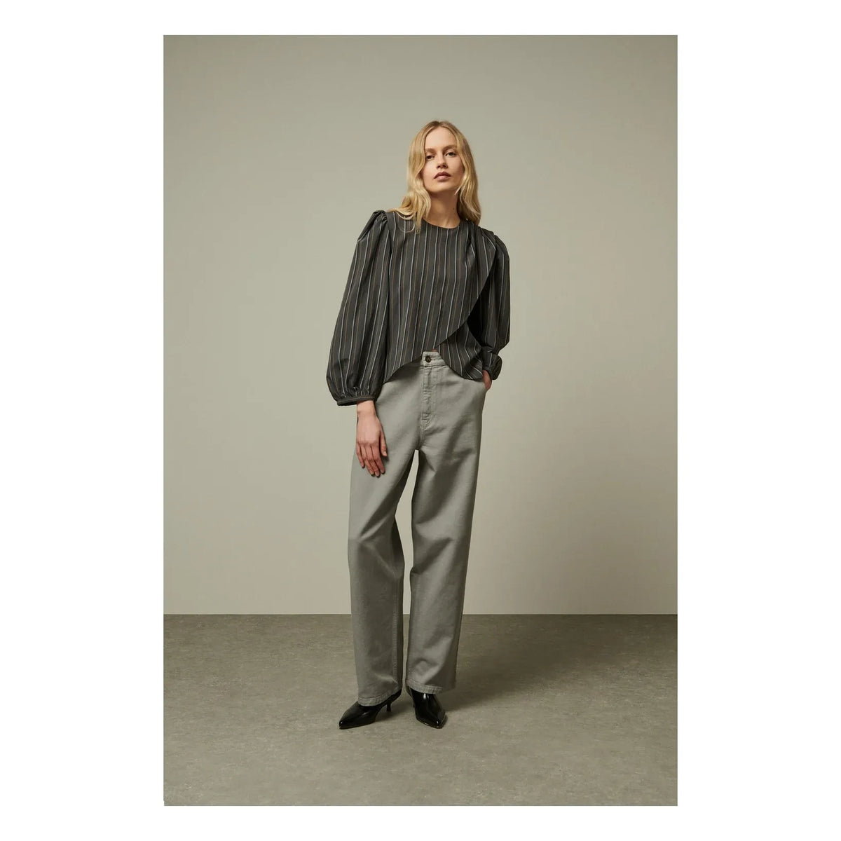 BELLEPIECE - Carry Coton pants | Gray