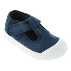 Victoria - Sandalia Tira Lone Velcro Sneakers | Navy Blue
